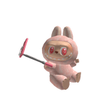 Labubu SUMMER THE MONSTERS pastel pink