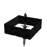 lace & dagger left leg ( black 1.0 + 3.0 )