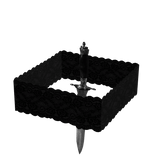 lace & dagger left leg ( black 1.0 + 3.0 )