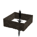 lace & dagger left leg ( brown 1.0 + 3.0 )