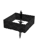 lace & dagger left leg ( grey 1.0 + 3.0 )