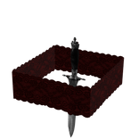 lace & dagger left leg ( red 1.0 + 3.0 )