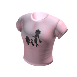  Lace Girly Vintage T-shirt | Light Pink