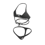  Lace Swimsuit w/ Pearl Chain