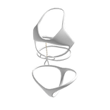  Lace Swimsuit w/ Pearl Chain