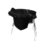 Lace Trim Crop Top Black[JEYS]