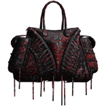 Red Paisley Archive Laced Handheld Bag