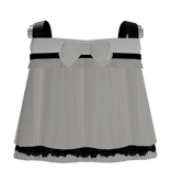 ♡ : laced cute doll slipdress white and black