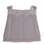 ♡ : laced cute doll slipdress white and pink