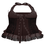 Laced Dark Floral Dress (Red)