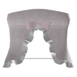 Laced Ruffled Top With Bow In Pink