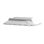 ♡ laced up doll mini skirt, white