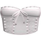 ♡ : laced up gothic ruffled corset top in pink