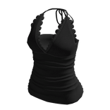 Laced V Neck Tank Top 