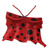 ʚ ladybug igari string slipped mori kei top