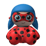 LadyBug miraculous Pattern Face Backpack