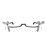 Lana Ribbon Glasses V2 (Black)