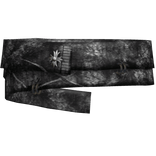 Large Camo Scarf Y2K Chains Neck Black