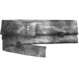 Large Camo Scarf Y2K Chains Neck White