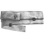 Large Camo Scarf Y2K Chains Neck White