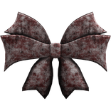 Large Goth Bloody Bow [Back]