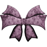 Large Goth Pink Bow [Back]