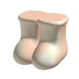 Large Oversized Puffy Boots (Beige)