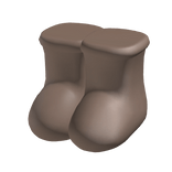 Large Oversized Puffy Boots (Light Brown)