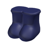 Large Oversized Puffy Boots (Navy)