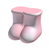 Large Oversized Puffy Boots (Pink)