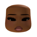 latina Makeup  dark orange cheeks head