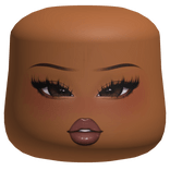 Latina Mink Lashes Makeup Cheeks Head