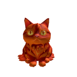 Lava Cat Plushie Pal