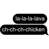 🐔 Lava chicken text