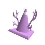 lavendar cone hat
