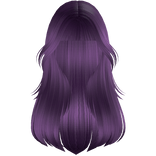 Lavender Fluffy Wavy Long Hair