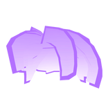 Lavender Gradient Bacon Hair