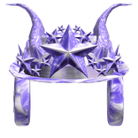 Lavender Sparkle Time Festive Fedora Crown Horns