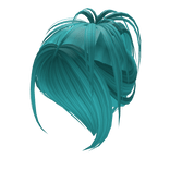 Layered Edgy Emo Ponytail (Aqua)