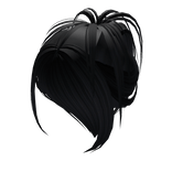 Layered Edgy Emo Ponytail (Black)