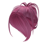 Layered Edgy Emo Ponytail (Pink)