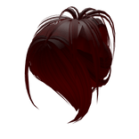 Layered Edgy Emo Ponytail (Red)
