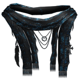 Layered Esoteric Neck Scarf