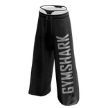 Layered Gym Sweat Pants Black