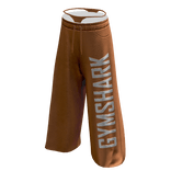 Layered Gym Sweat Pants Brown