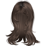 ♡ Layered Messy Wolfcut in Brown