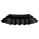 layered ruffle mini skirt black 3.0 blush