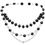 layered star necklaces