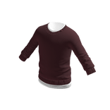 Layered sweatshirt : Bordeaux
