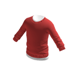 Layered sweatshirt : Red